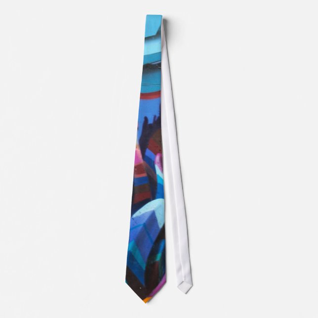 Graffiti urban street art tie (Front)