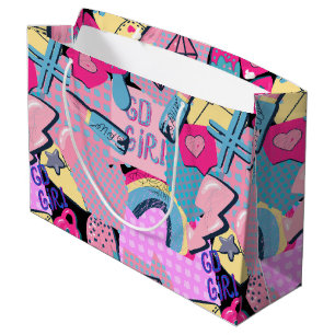 Graffiti Urban Streetwear Pattern  Large Gift Bag