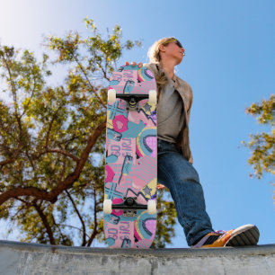 Graffiti Urban Streetwear Pattern  Skateboard