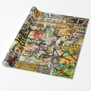 graffiti urban wrapping paper