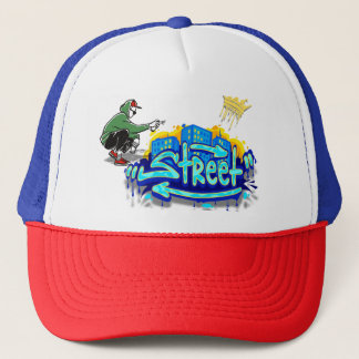 Graffiti Vibes Street Art with Attitude Trucker Hat