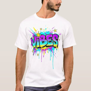 Graffiti Vibes Streetwear Design T-Shirt
