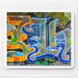 Graffiti Wall Art Mouse Mat