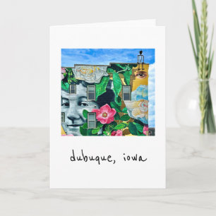 graffiti wall in dubuque holiday card