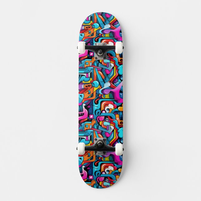 Graffiti Wall Skateboard (Front)