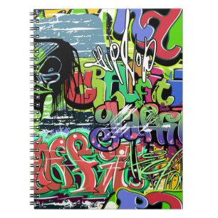 Graffiti Wall: Urban Hip Hop Notebook
