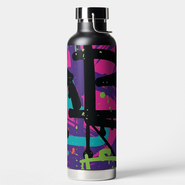 Graffiti  water bottle (Left)