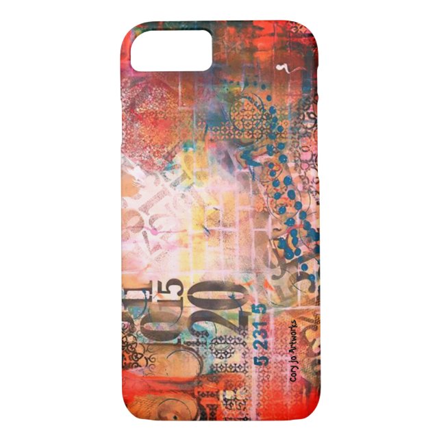 Graffiti with Love Case-Mate iPhone Case (Back)