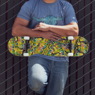 Graffiti Words Skateboard