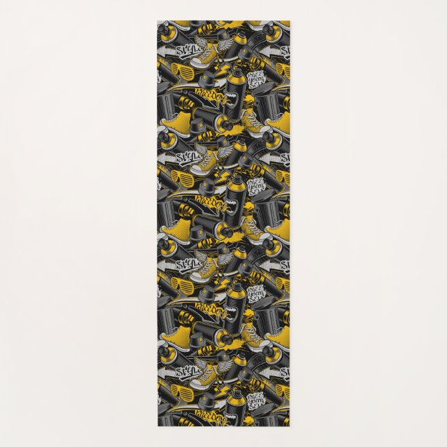 Graffiti Yoga Mat (Front)