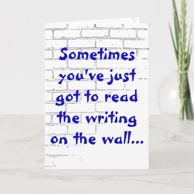 Graffiti You're a Blessing Card (Front)