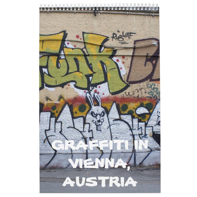 Graffitis In Vienna Austria 2023 Calendar (Cover)