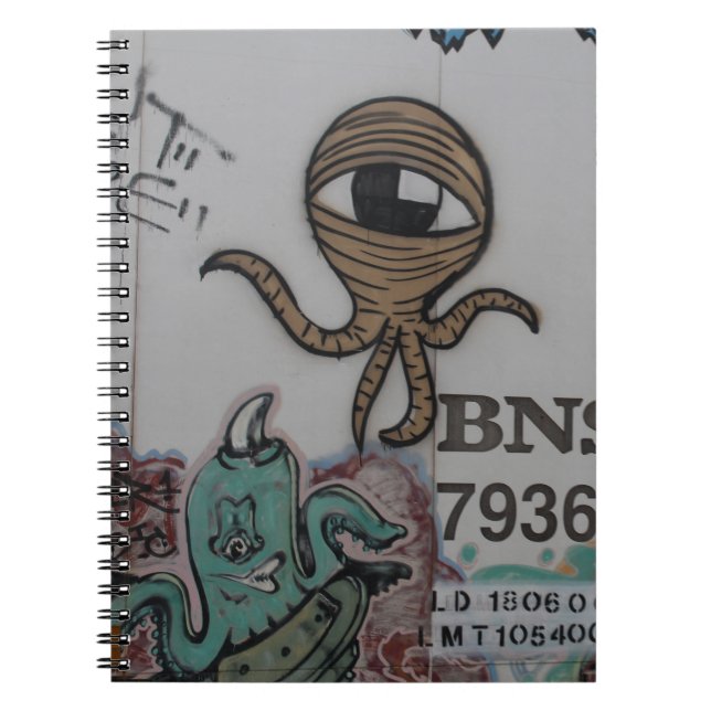 Graffitti Aliens Notebook (Front)