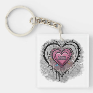 Graffti LOVE Key Ring
