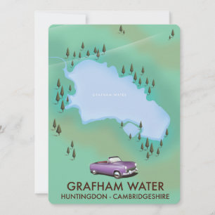 Grafham Water Huntingdon Cambridgeshire Map