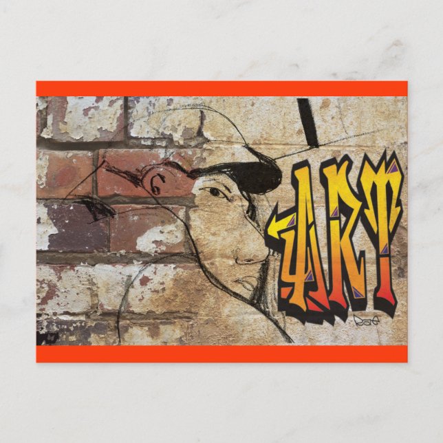 Grafiti Artist Postcard (Front)
