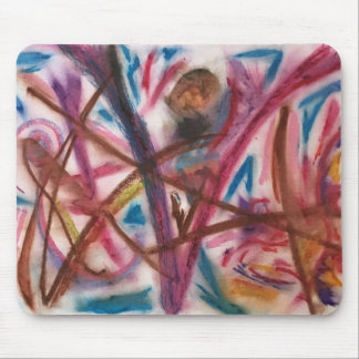 Grafitti Pastel Art Expression Mouse Mat