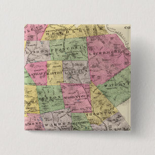 Grafton County, NH 15 Cm Square Badge