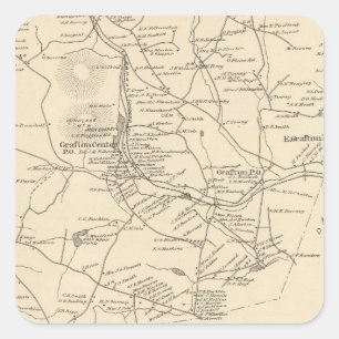 Grafton, Grafton Co Square Sticker
