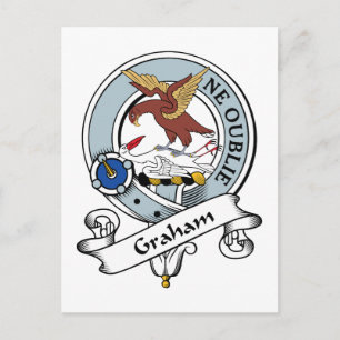 Graham Clan Badge Postcard