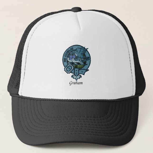 Graham Clan Crest Trucker Hat (Front)