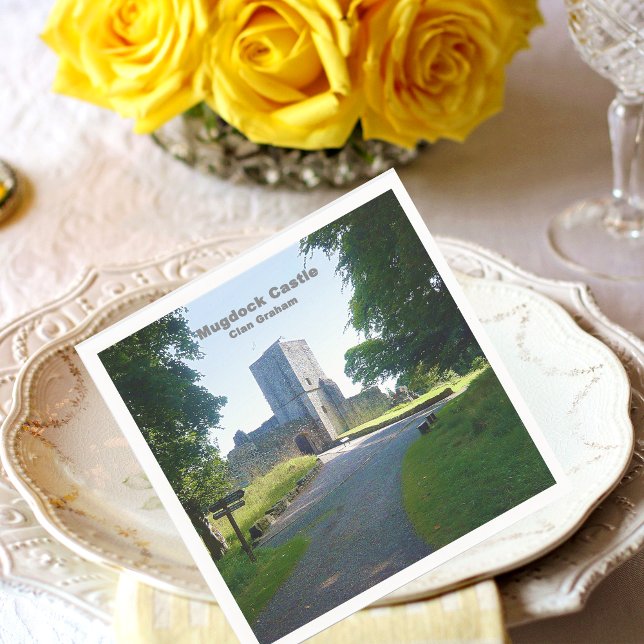 Graham Clan's Mugdock Castle Photo Napkin (Creator Uploaded)