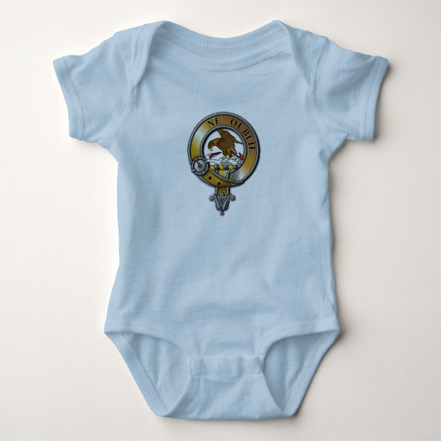 Graham Crest Badge Baby Bodysuit (Front)
