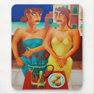 Graham knuttel art mouse mat