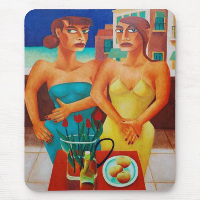 Graham knuttel art mouse mat (Front)