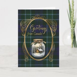 Graham Menteith Scottish Tartan Greetings  Holiday Card