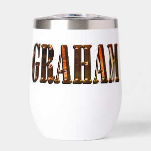 Graham Name Made With A Sunset Image,
