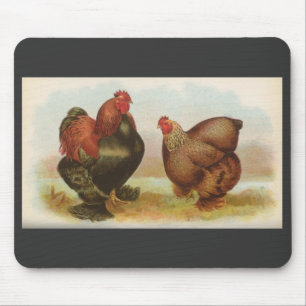 Graham - Partridge Cochin Chickens Mouse Mat