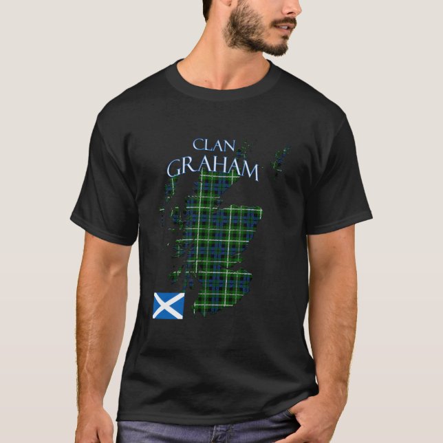 Graham Scottish Clan Tan Scotland T-Shirt (Front)