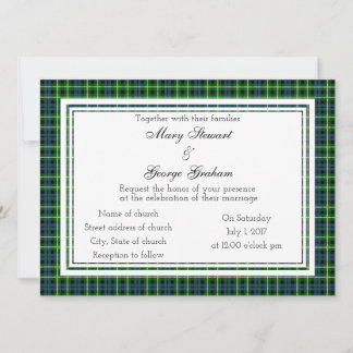 Graham Scottish Wedding Invitation