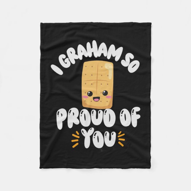 Graham So Proud Of You Monitor Testing State Test  Fleece Blanket (Front)