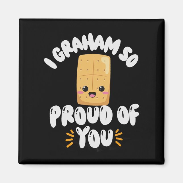 Graham So Proud Of You Monitor Testing State Test  Magnet (Front)