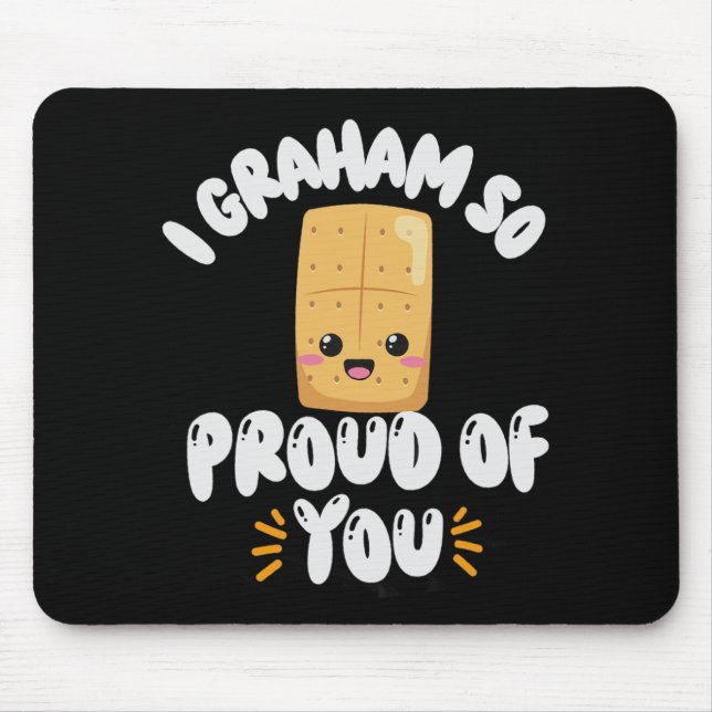 Graham So Proud Of You Monitor Testing State Test  Mouse Mat (Front)