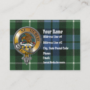 Graham Tartan & Badge Business Card