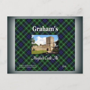 Graham's Mugdock Castle Ale Postcard