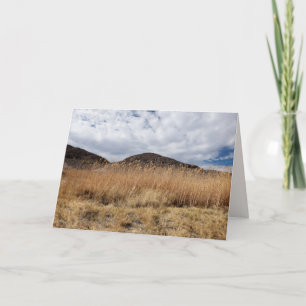 Grain in the Desert,  Blank Inside Card