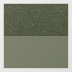Grain & Matte Moss Green Window Cling – Customise