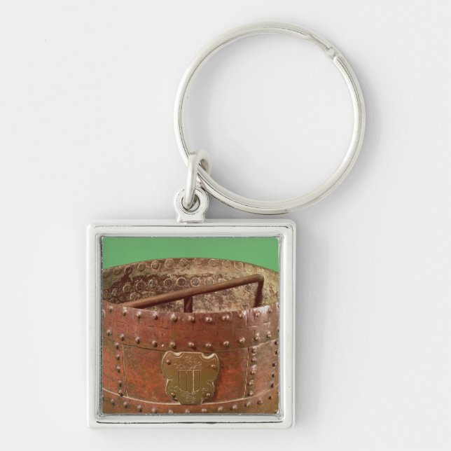 Grain measure with the Senlis coat of arms, 1630 Key Ring (Front)