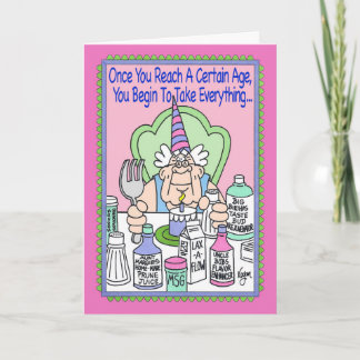 GRAIN OF SALT Birthday Card