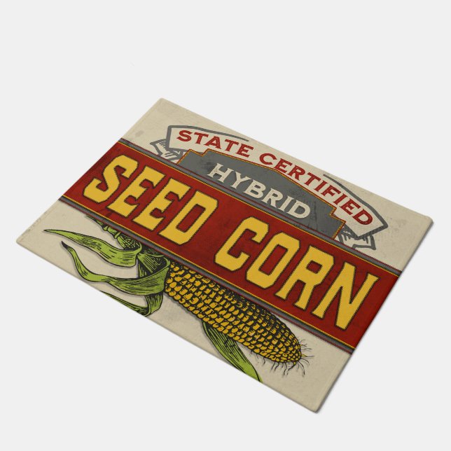 Grain sack corn feed doormat (Angled)