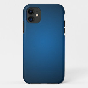Grainy Blue-Black Vignette iPhone 11 Case
