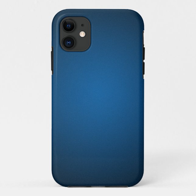 Grainy Blue-Black Vignette Case-Mate iPhone Case (Back)