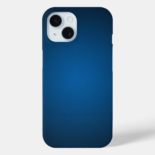 Grainy Blue-Black Vignette Case-Mate iPhone Case (Back)