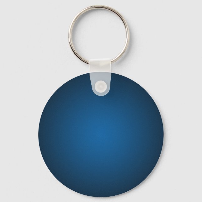 Grainy Blue-Black Vignette Key Ring (Front)