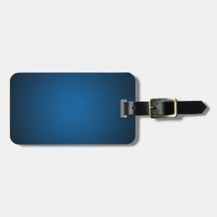 Grainy Blue-Black Vignette Luggage Tag