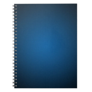 Grainy Blue-Black Vignette Notebook
